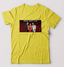 Load image into Gallery viewer, Red Notice T-Shirt for Men-S(38 Inches)-Yellow-Ektarfa.online
