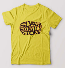 Load image into Gallery viewer, Sly and the Family Stone T-Shirt for Men-Yellow-Ektarfa.online
