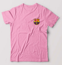 Load image into Gallery viewer, Barcelona Logo T-Shirt for Men-S(38 Inches)-Light Baby Pink-Ektarfa.online
