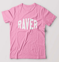Load image into Gallery viewer, Raver T-Shirt for Men-S(38 Inches)-Light Baby Pink-Ektarfa.online
