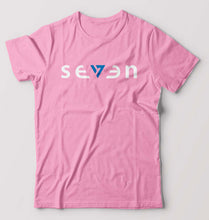 Load image into Gallery viewer, Seven MS Dhoni Thala T-Shirt for Men-Light Baby Pink-Ektarfa.online
