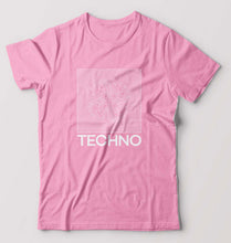 Load image into Gallery viewer, Techno T-Shirt for Men-S(38 Inches)-Light Baby Pink-Ektarfa.online
