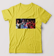 Load image into Gallery viewer, Badminton Players T-Shirt for Men-Yellow-Ektarfa.online
