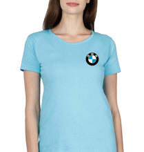 Load image into Gallery viewer, BMW T-Shirt for Women-XS(32 Inches)-Light Blue-Ektarfa.online
