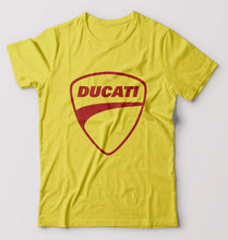 Load image into Gallery viewer, Ducati T-Shirt for Men-S(38 Inches)-Yellow-Ektarfa.online
