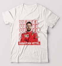 Load image into Gallery viewer, Sebastian Vettel F1 T-Shirt for Men-White-Ektarfa.online
