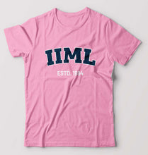 Load image into Gallery viewer, IIM Lucknow T-Shirt for Men-S(38 Inches)-Light Baby Pink-Ektarfa.online
