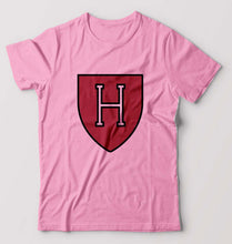 Load image into Gallery viewer, Harvard T-Shirt for Men-S(38 Inches)-Light Baby Pink-Ektarfa.online
