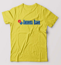 Load image into Gallery viewer, Andhra Bank T-Shirt for Men-S(38 Inches)-Yellow-Ektarfa.online
