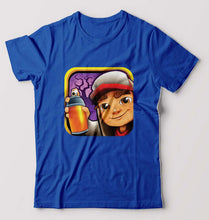 Load image into Gallery viewer, Subway Surfers T-Shirt for Men-S(38 Inches)-Royal Blue-Ektarfa.online
