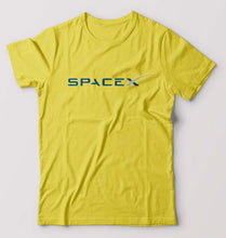 Load image into Gallery viewer, SpaceX T-Shirt for Men-S(38 Inches)-Yellow-Ektarfa.online
