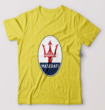 Load image into Gallery viewer, Maserati T-Shirt for Men-Yellow-Ektarfa.online
