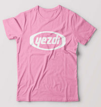 Load image into Gallery viewer, Yezdi T-Shirt for Men-S(38 Inches)-Light Baby Pink-Ektarfa.online
