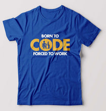 Load image into Gallery viewer, Coder Geek T-Shirt for Men-Royal Blue-Ektarfa.online

