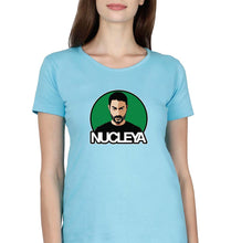 Load image into Gallery viewer, Nucleya T-Shirt for Women-Light Blue-Ektarfa.online
