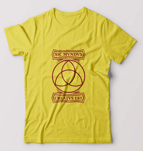 Dark T-Shirt for Men-Yellow-Ektarfa.online