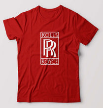 Load image into Gallery viewer, Rolls Royce T-Shirt for Men-S(38 Inches)-Red-Ektarfa.online
