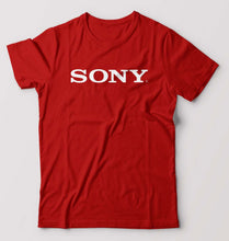 Load image into Gallery viewer, Sony T-Shirt for Men-S(38 Inches)-Red-Ektarfa.online
