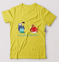 Load image into Gallery viewer, Tuca &amp; Bertie T-Shirt for Men-Yellow-Ektarfa.online
