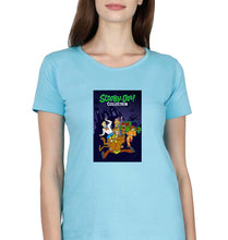 Load image into Gallery viewer, Scooby-Doo T-Shirt for Women-Light Blue-Ektarfa.online
