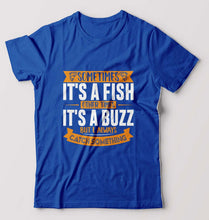 Load image into Gallery viewer, Fishing T-Shirt for Men-Royal Blue-Ektarfa.online
