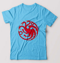 Load image into Gallery viewer, House of the Dragon (GOT) T-Shirt for Men-Light Blue-Ektarfa.online
