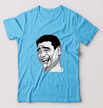 Load image into Gallery viewer, Yao Ming Face(Bitch Please) T-Shirt for Men-Light Blue-Ektarfa.online
