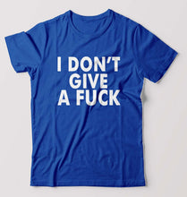 Load image into Gallery viewer, Fuck T-Shirt for Men-S(38 Inches)-Royal Blue-Ektarfa.online
