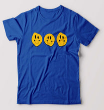 Load image into Gallery viewer, Smiley T-Shirt for Men-S(38 Inches)-Royal Blue-Ektarfa.online
