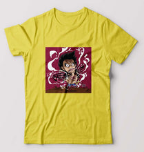 Load image into Gallery viewer, Monkey D. Luffy T-Shirt for Men-S(38 Inches)-Yellow-Ektarfa.online
