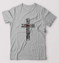 Load image into Gallery viewer, God T-Shirt for Men-Grey Melange-Ektarfa.online
