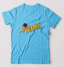 Load image into Gallery viewer, Spiderman Superhero T-Shirt for Men-Light Blue-Ektarfa.online
