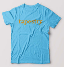 Load image into Gallery viewer, Tapestry T-Shirt for Men-S(38 Inches)-Light Blue-Ektarfa.online
