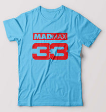 Load image into Gallery viewer, Max Verstappen T-Shirt for Men-S(38 Inches)-Light Blue-Ektarfa.online
