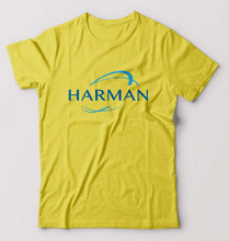 Load image into Gallery viewer, Harman T-Shirt for Men-S(38 Inches)-Yellow-Ektarfa.online
