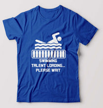 Load image into Gallery viewer, Swimming T-Shirt for Men-Royal Blue-Ektarfa.online
