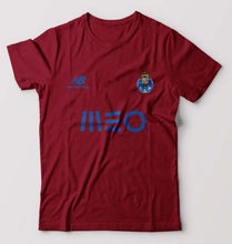 Load image into Gallery viewer, FC Porto 2021-22 T-Shirt for Men-S(38 Inches)-Maroon-Ektarfa.online
