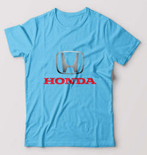 Load image into Gallery viewer, Honda T-Shirt for Men-S(38 Inches)-Light Blue-Ektarfa.online
