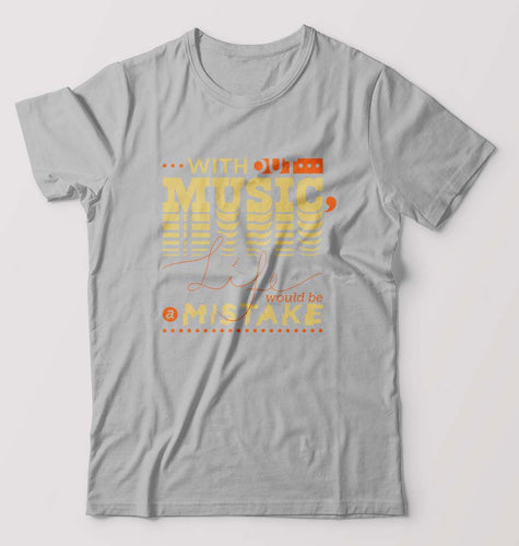 Music T-Shirt for Men-Grey-Ektarfa.online