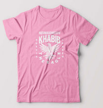 Load image into Gallery viewer, Khabib The Eagle Nurmagomedov T-Shirt for Men-S(38 Inches)-Light Baby Pink-Ektarfa.online
