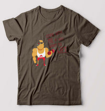 Load image into Gallery viewer, Gym T-Shirt for Men-Olive Green-Ektarfa.online
