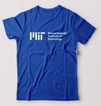 Load image into Gallery viewer, MIT T-Shirt for Men-S(38 Inches)-Royal Blue-Ektarfa.online
