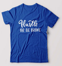Load image into Gallery viewer, Hustle T-Shirt for Men-Royal Blue-Ektarfa.online
