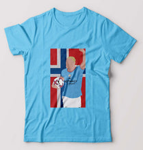Load image into Gallery viewer, Erling Haaland T-Shirt for Men-Light Blue-Ektarfa.online
