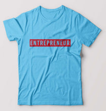 Load image into Gallery viewer, Entrepreneur T-Shirt for Men-Light Blue-Ektarfa.online
