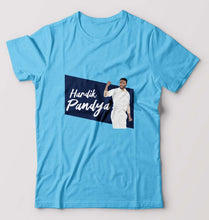 Load image into Gallery viewer, Hardik Pandya T-Shirt for Men-Light Blue-Ektarfa.online
