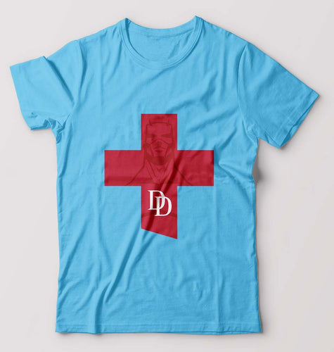 Daredevil T-Shirt for Men-Light Blue-Ektarfa.online