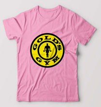 Load image into Gallery viewer, Gold&#39;s Gym T-Shirt for Men-S(38 Inches)-Light Baby Pink-Ektarfa.online
