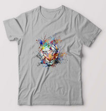 Load image into Gallery viewer, Tiger T-Shirt for Men-Grey Melange-Ektarfa.online
