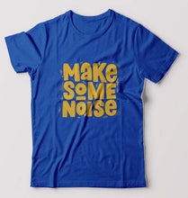 Load image into Gallery viewer, Make Some Noise T-Shirt for Men-S(38 Inches)-Royal Blue-Ektarfa.online
